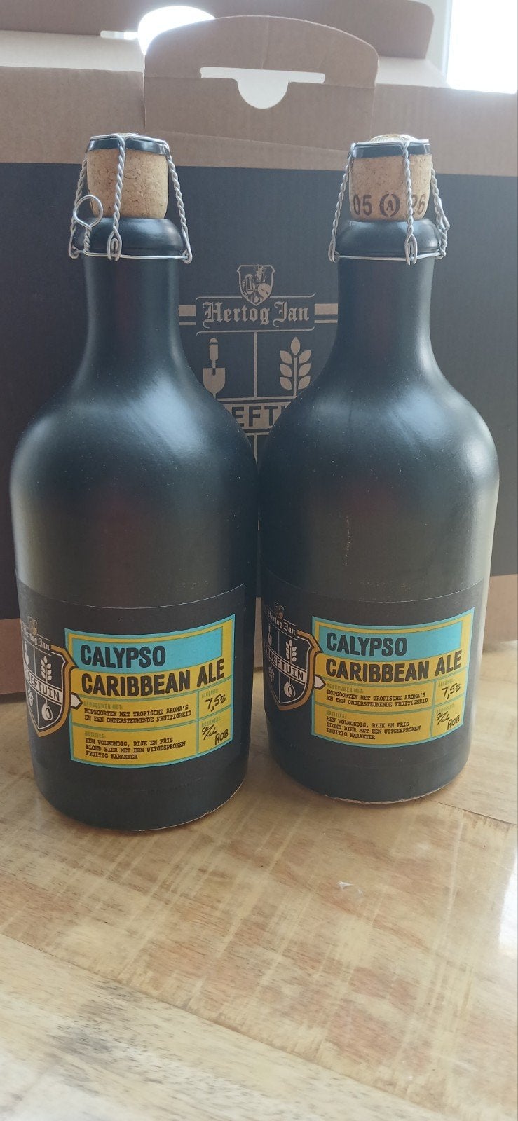 Hertog Jan Proeftuin #18 Calypso Caribbean Ale - 2 kruikjes, Verzamelen, Biermerken, Ophalen of Verzenden, Nieuw, Flesje(s), Hertog Jan