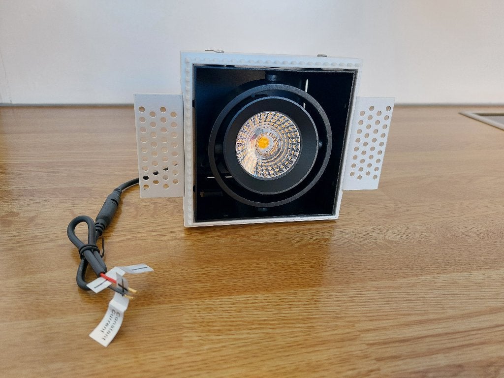 Enkele LED inbouw spot Downlicht 2700k Zwart (50 stuks), Nieuw, Ophalen of Verzenden, LED, Metaal