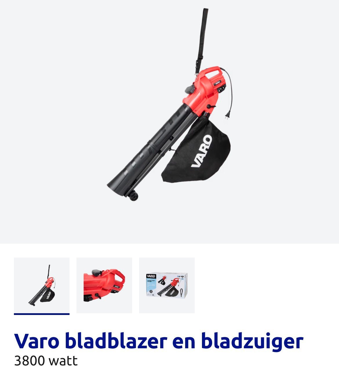Bladzuiger gebruikt, Ophalen, Zo goed als nieuw, Elektrisch