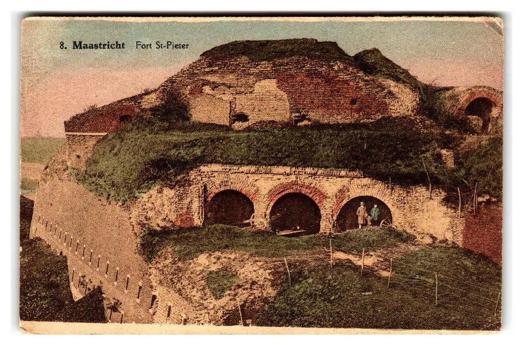 Maastricht, Fort St-Pieter, Verzenden, 1920 tot 1940, Gelopen, Limburg