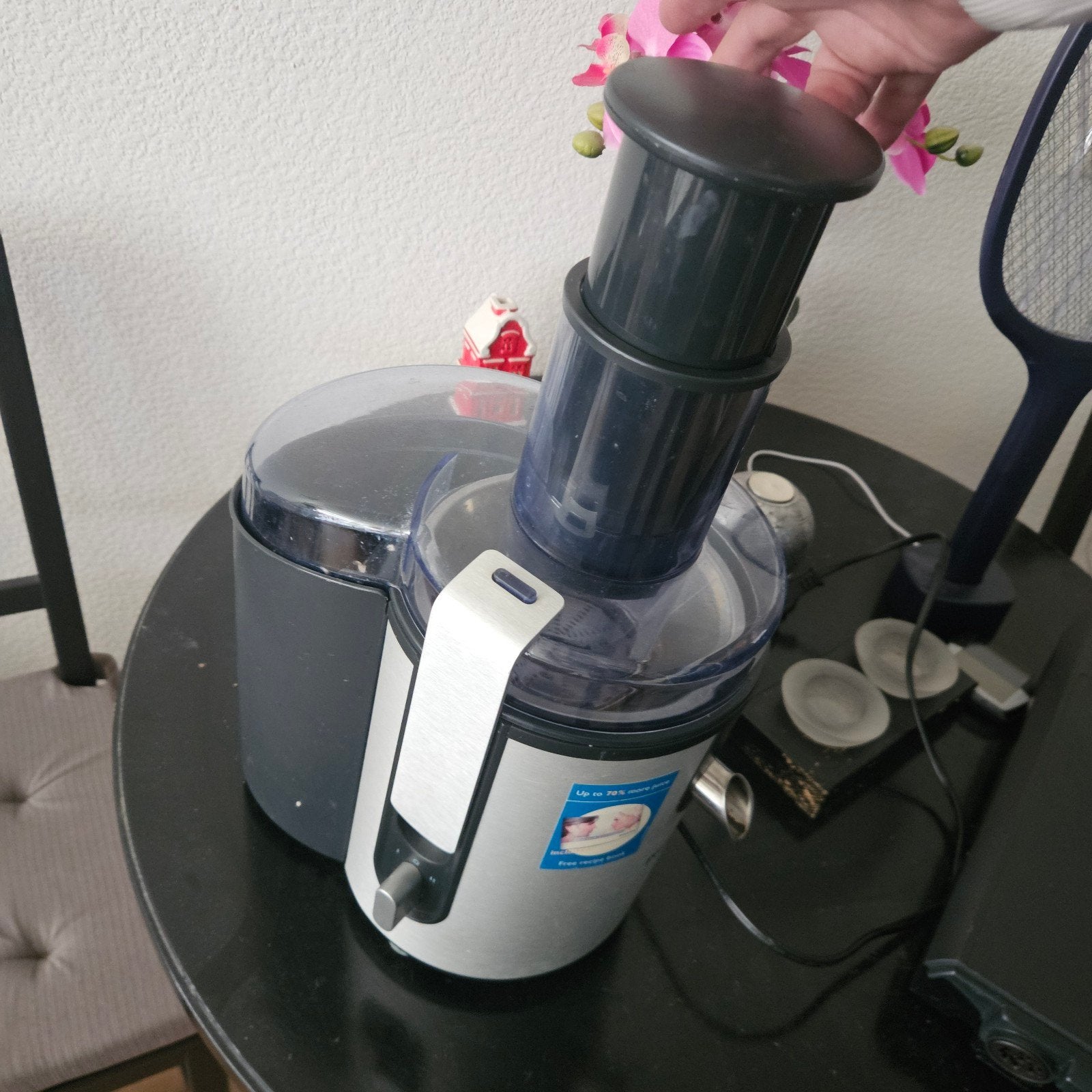 Philips sapcentrifuge - Zo goed als nieuw, Ophalen of Verzenden, Zo goed als nieuw, Elektrisch, Sapcentrifuge