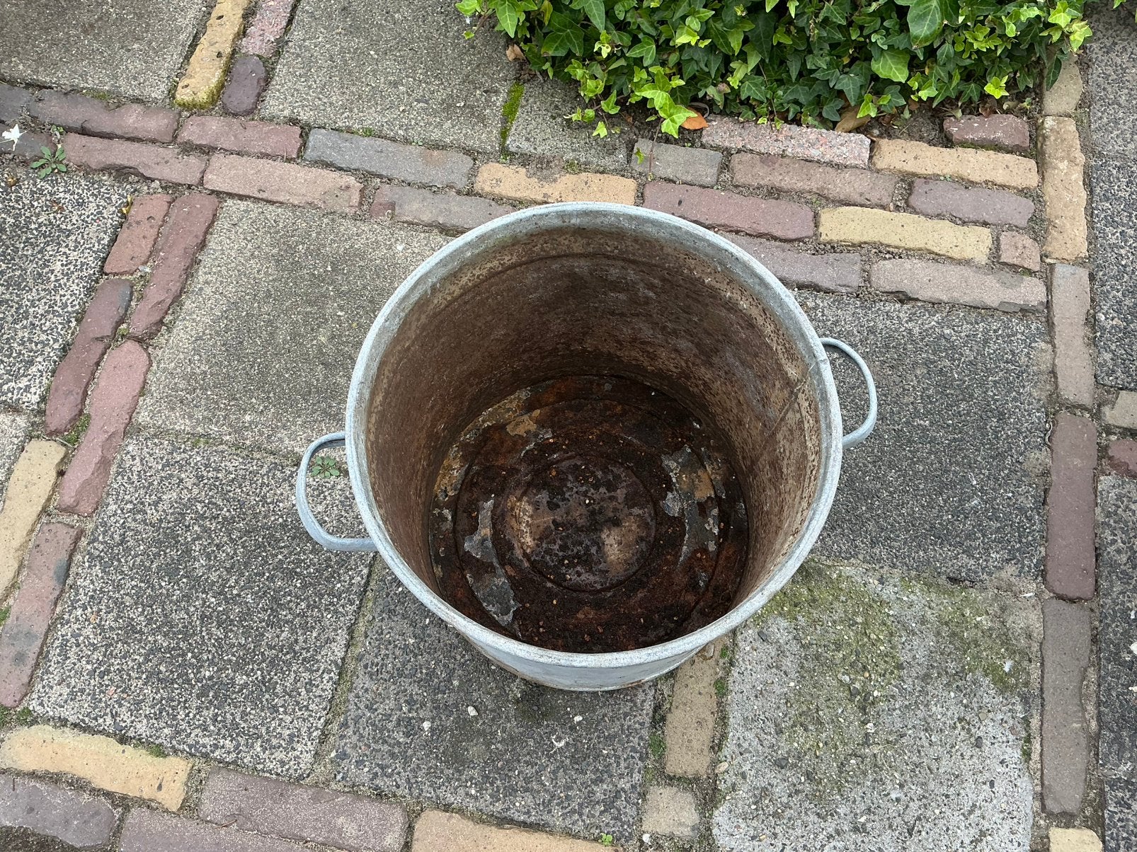 Zinken teil,mop emmer en wasketel!, Ophalen