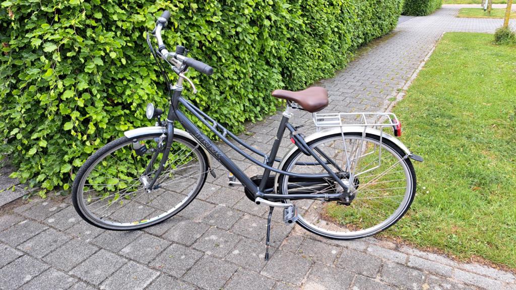 Damesfiets met versnellingen en lage instap, Fietsen en Brommers, Fietsen | Dames | Damesfietsen, Velgrem, Versnellingen, Ophalen