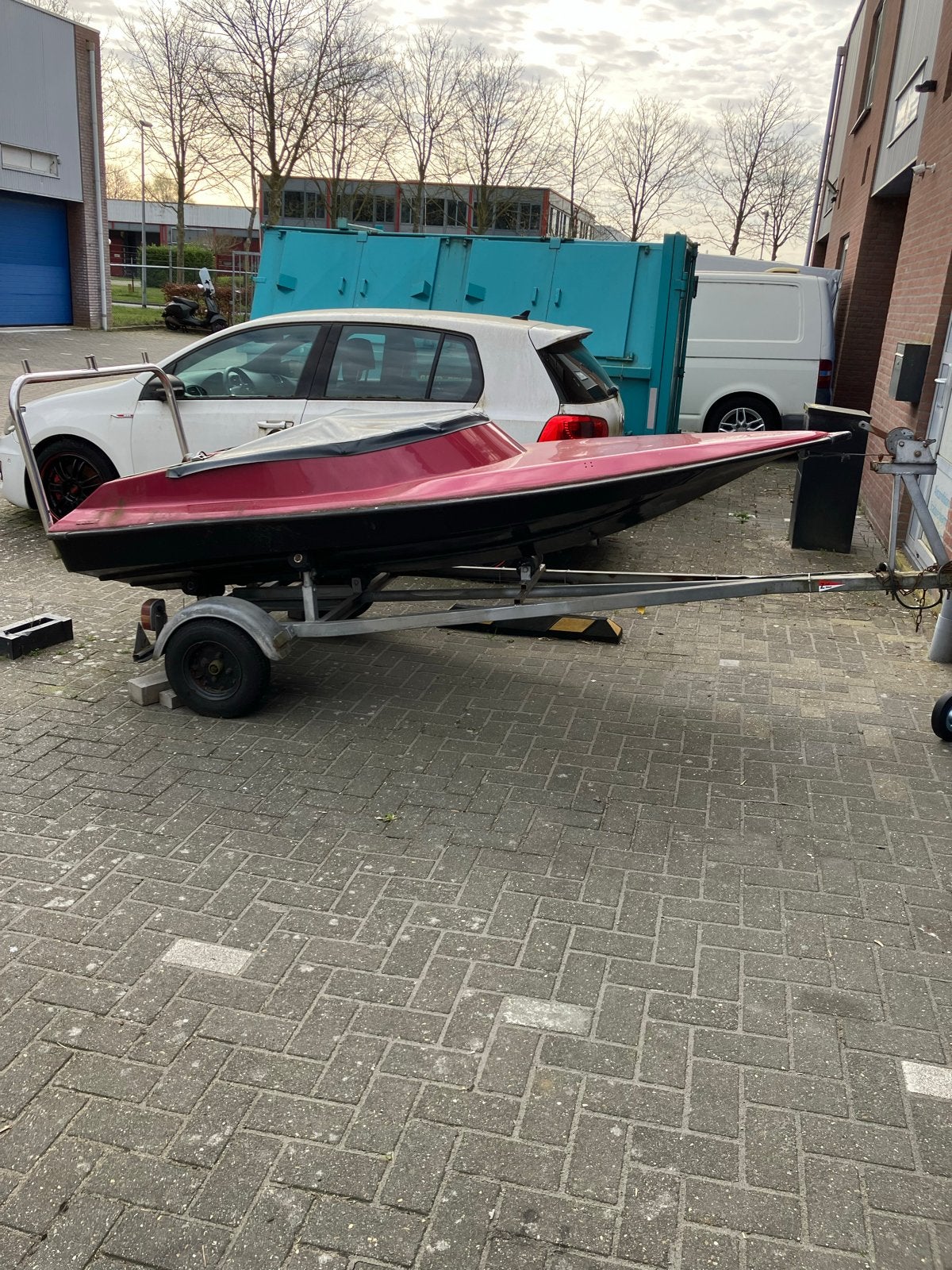 Spitfire speedboat met trailer (geen motor), Ophalen, Gebruikt, Overige merken