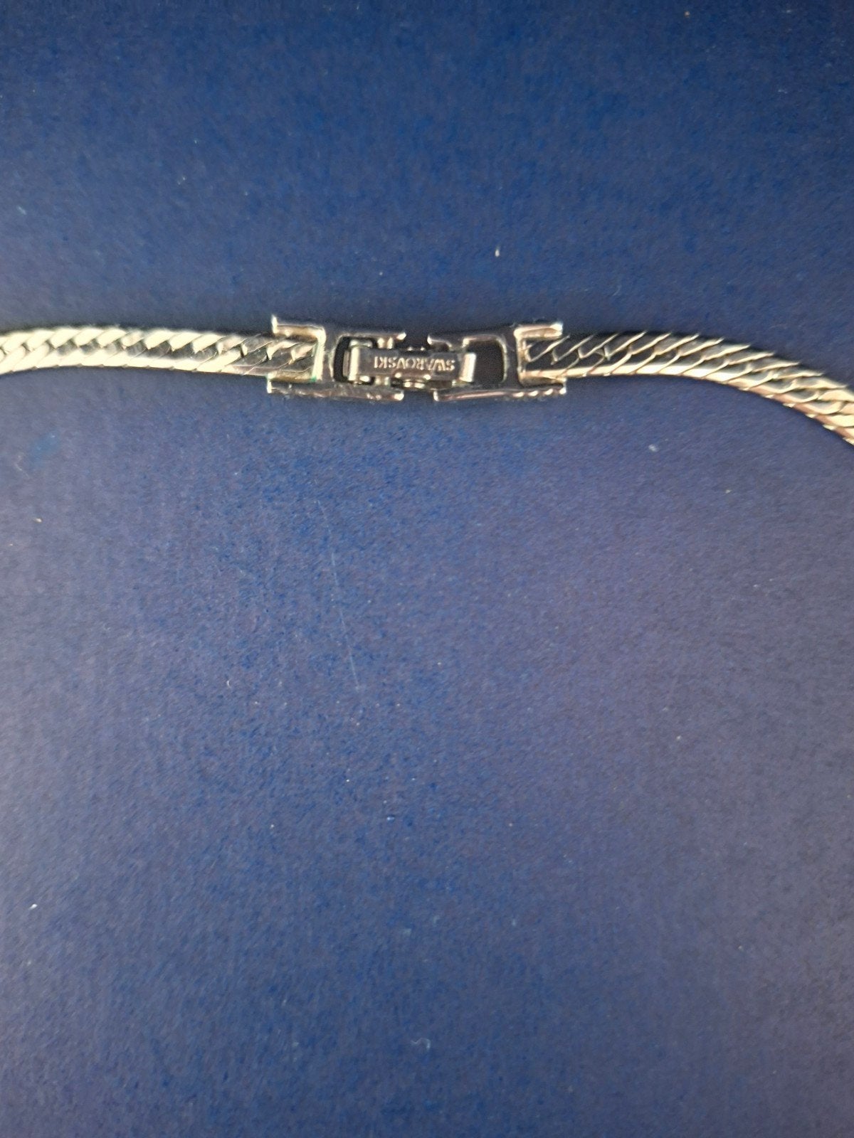 zilveren swaroski collier, Ophalen, Wit, Zilver, Met strass