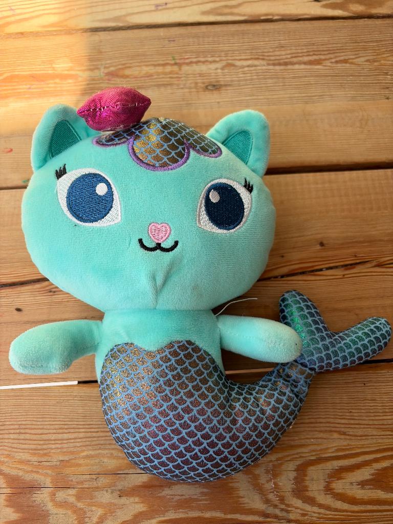 Meerminkat knuffel van Gaby, Kinderen en Baby's, Speelgoed | Knuffels en Pluche, Ophalen, Gebruikt, Overige typen