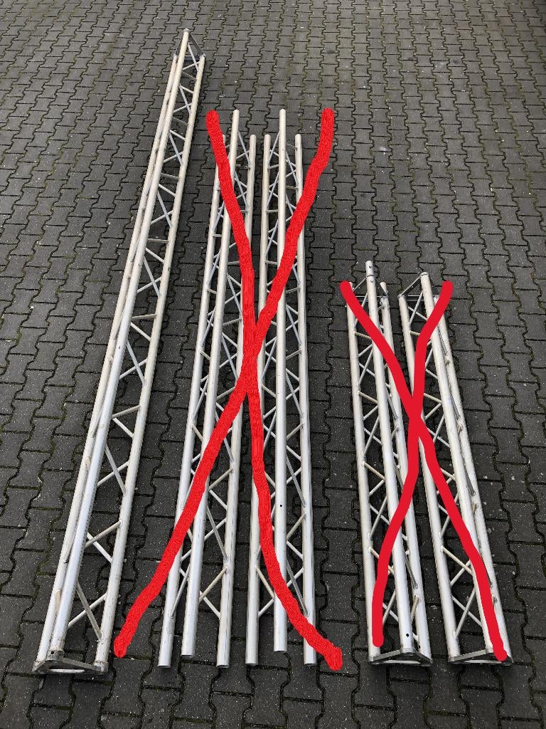 Ultralite aluminium driehoek truss (antennemast), Ophalen, Zo goed als nieuw, Overige typen