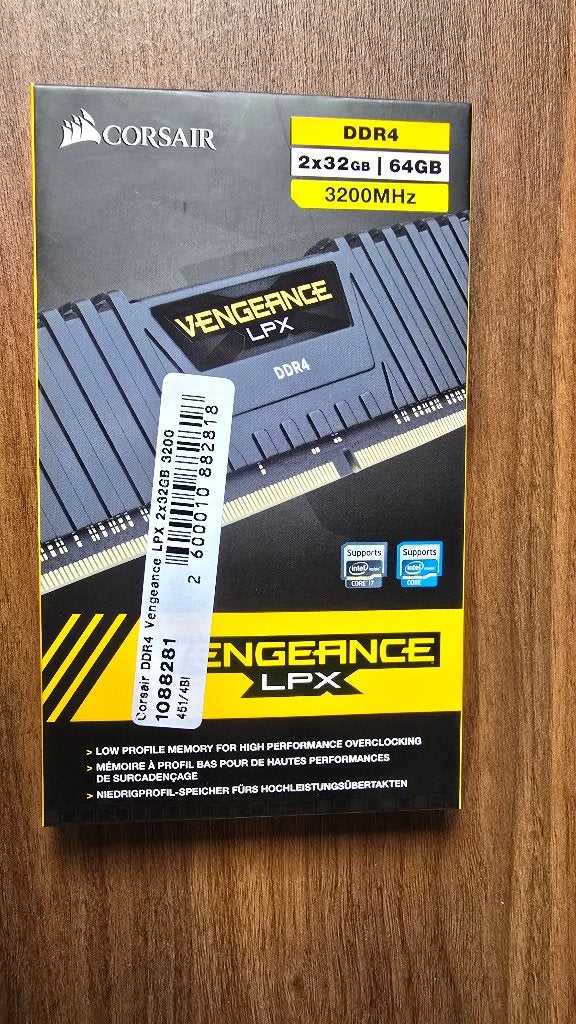 Corsair Vengeance LPX 64GB (2x32GB) DDR4 3200MHz RAM, Computers en Software, RAM geheugen, Verzenden, DDR4, Zo goed als nieuw
