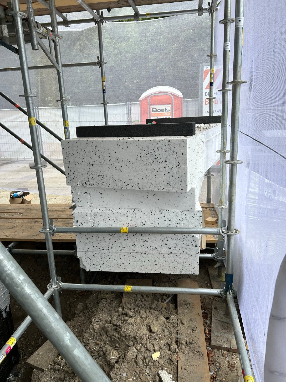 180 mm EPS Hoge Druk Isolatieplaten (Tempex) 20 m²  MOET WEG, Doe-het-zelf en Verbouw, Isolatie en Afdichting, Ophalen, Gebruikt