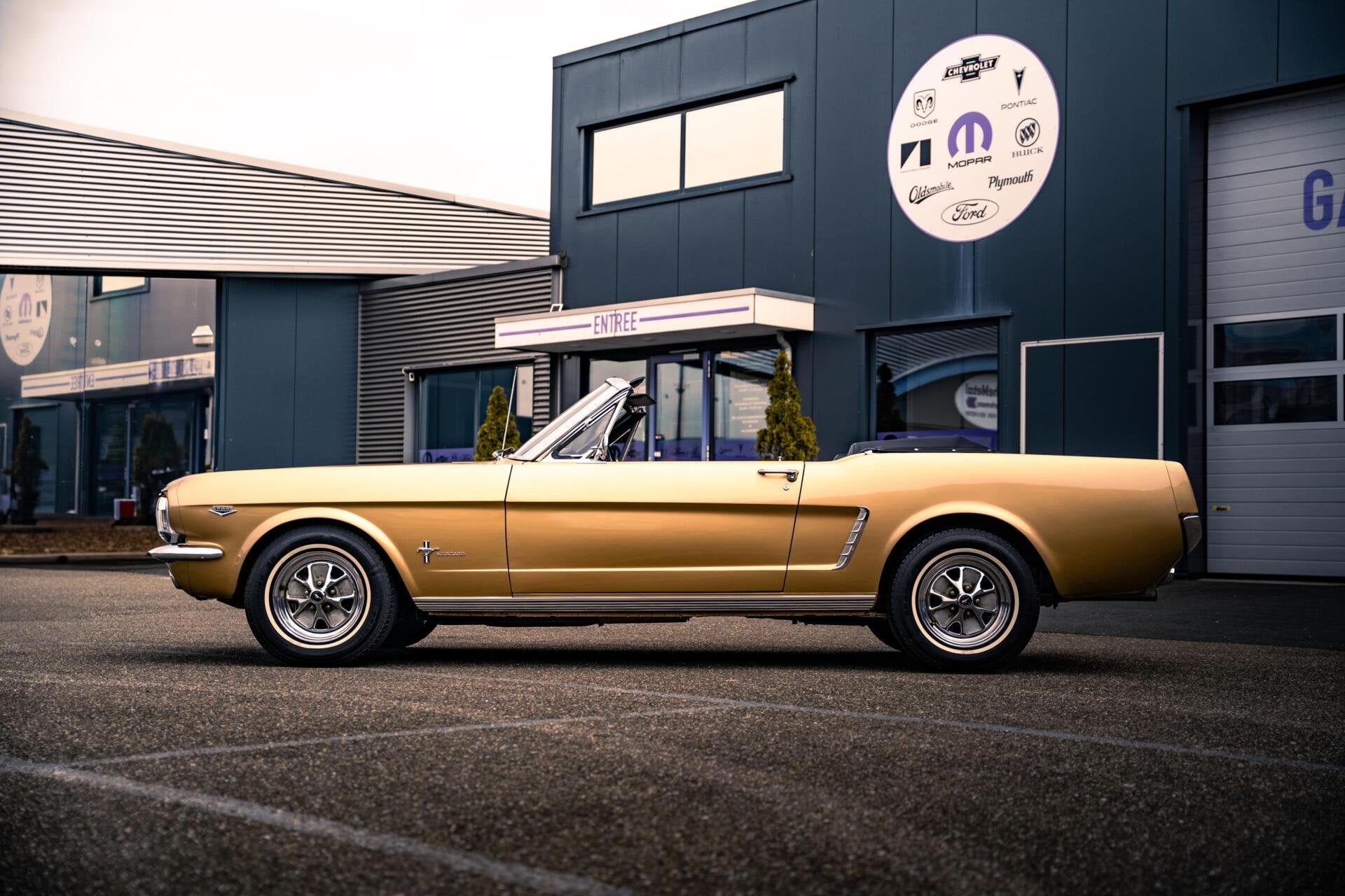 1965 Ford Mustang Convertible K-Code, Auto's, Achterwielaandrijving, Gebruikt, Cabriolet, Bedrijf