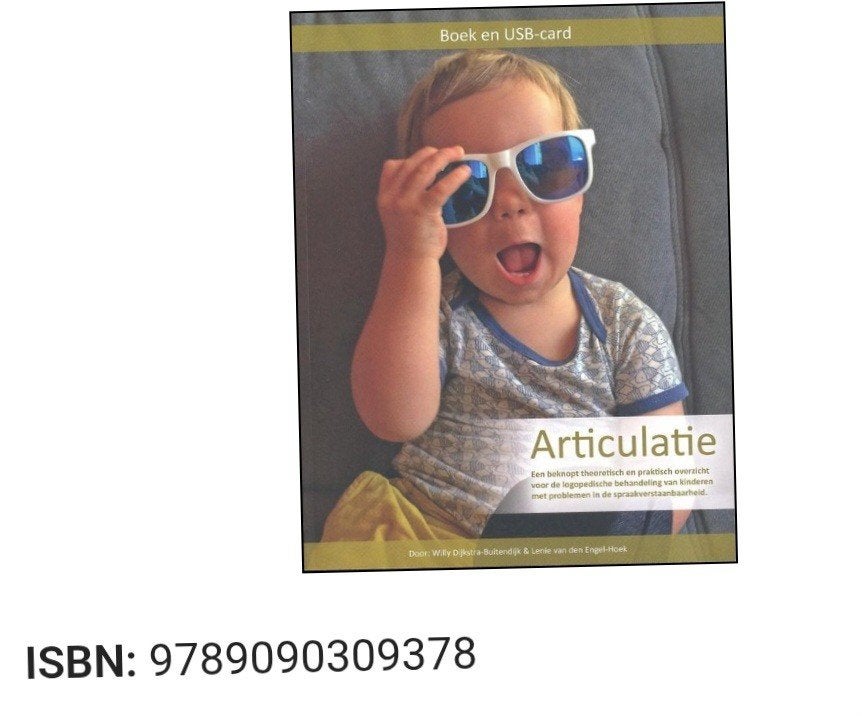 Articulatie: Boek en USB-card Stufi3 Logopedie, Boeken, Ophalen of Verzenden, Zo goed als nieuw, HBO, Willy Dijkstra-Buitendijk & Lerie van den Engel-Hoek