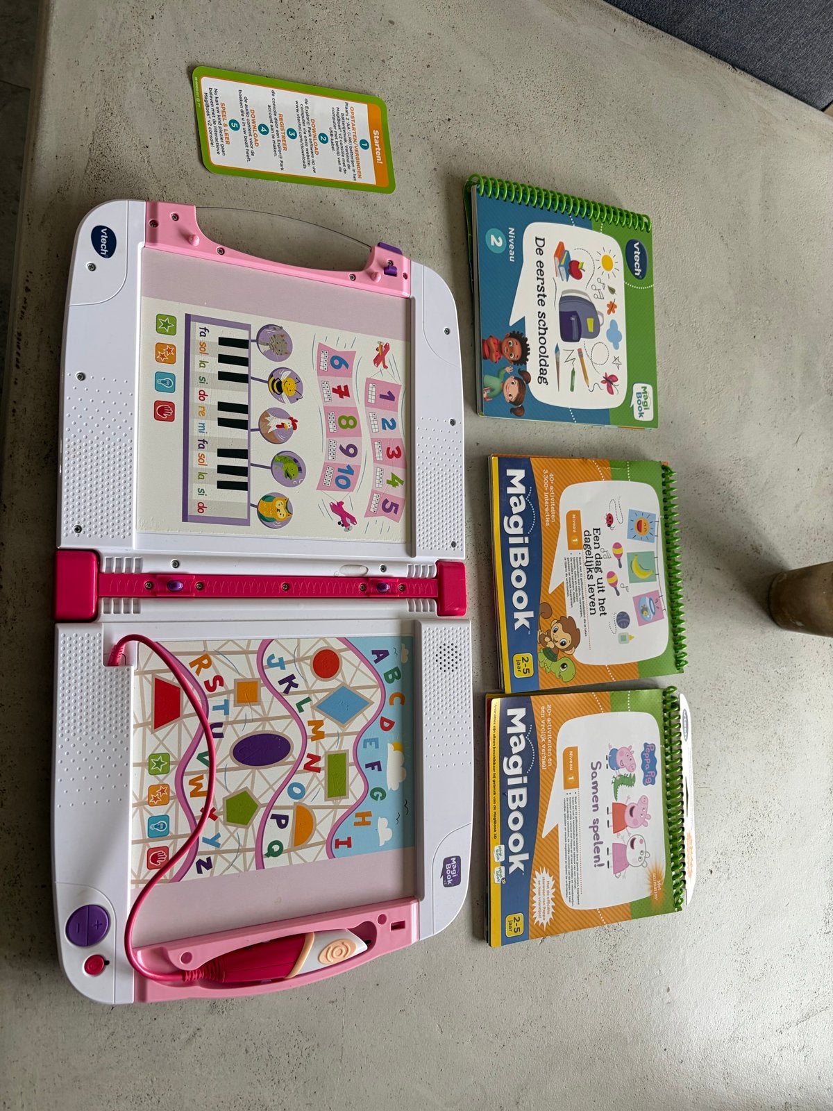 VTech MagiBook met 3 interactieve boekjes, Kinderen en Baby's, Ophalen of Verzenden, Gebruikt, Taal en Lezen