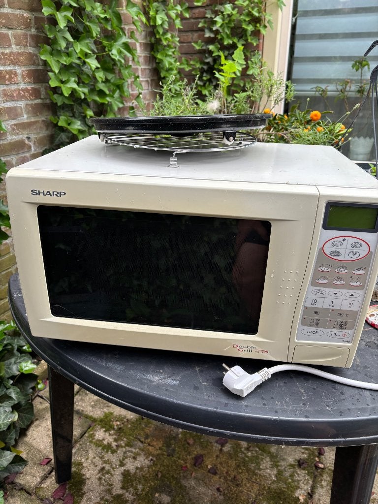 Magnetron SHARP R-852W, Ophalen, Combimagnetron, Minder dan 45 cm, Grill