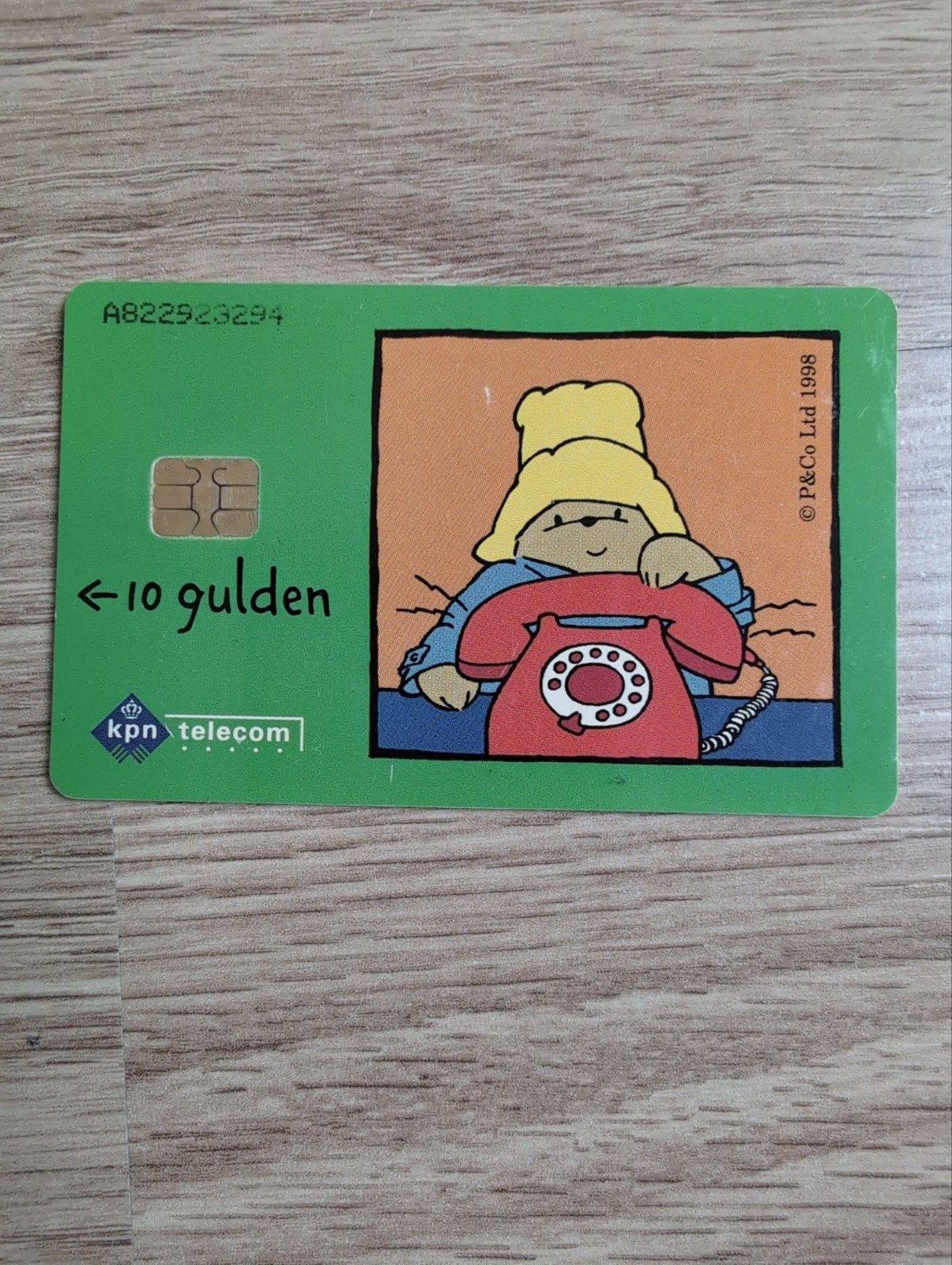 KPN Telecom telefoonkaart 10 gulden Paddington 1998, Ophalen of Verzenden