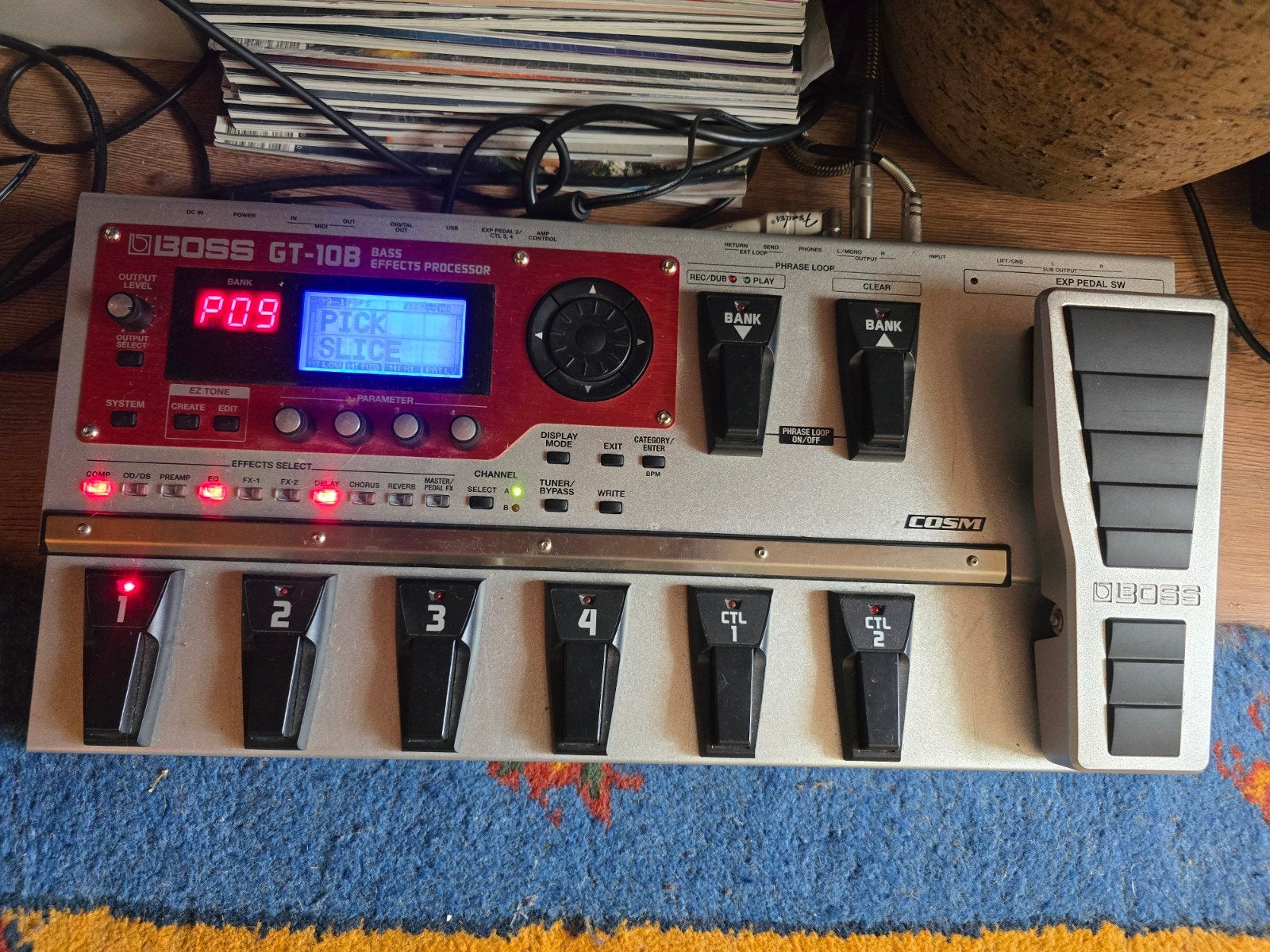 Boss GT-10B Bass Effects Processor, Muziek en Instrumenten, Effecten, Ophalen of Verzenden, Gebruikt, Delay of Echo