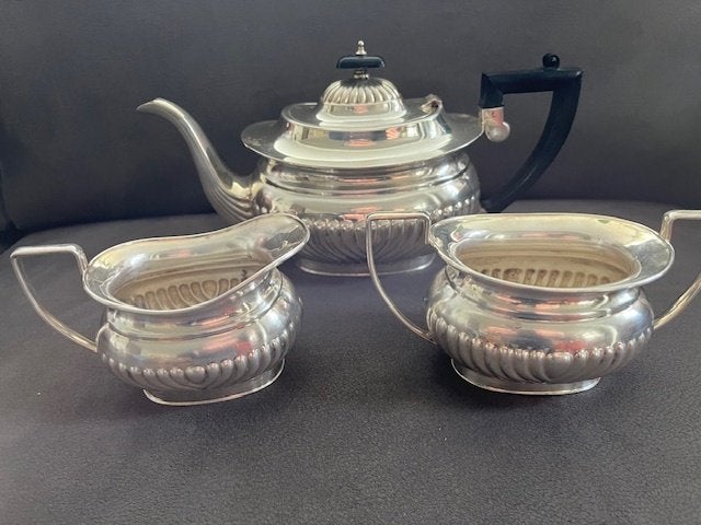 Verzilverde Thee Servies, Ophalen of Verzenden