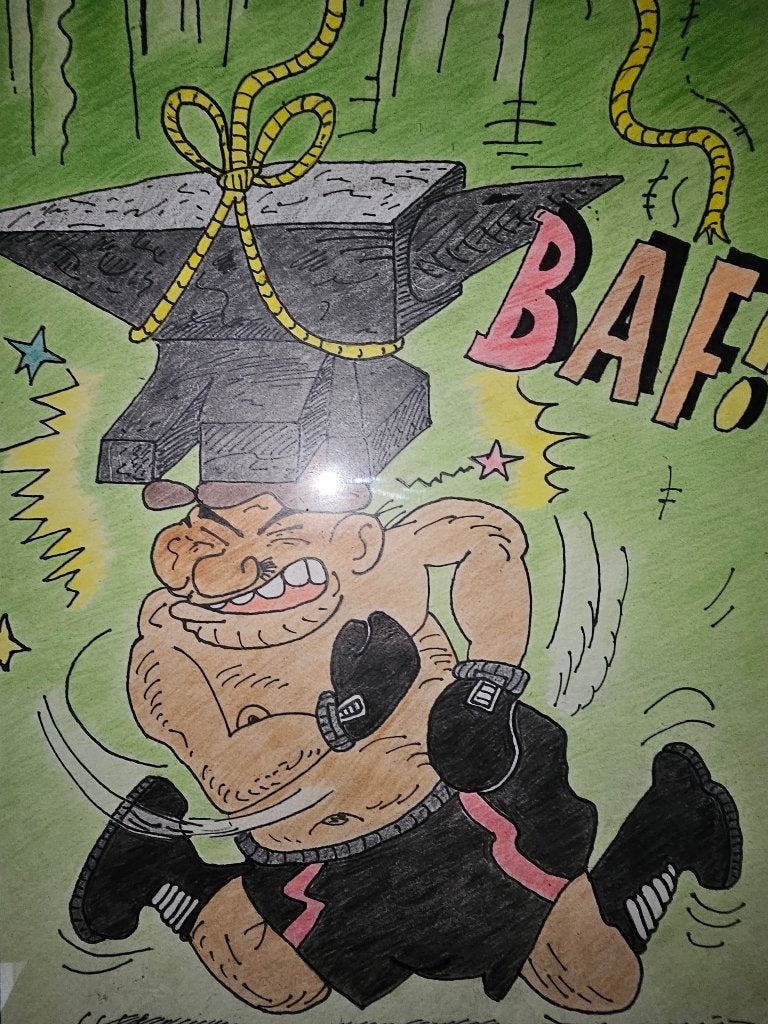 Originelen Striptekening Naar Urbanus  tekening van Cesar, Antiek en Kunst, Ophalen