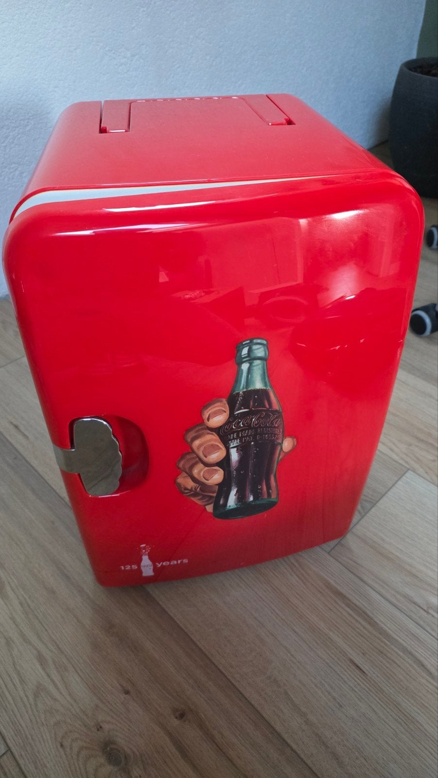 Coca cola mini koelkast collectors item - 125 jaar, Witgoed en Apparatuur, Ophalen, Minder dan 75 liter, Zonder vriesvak, Gebruikt