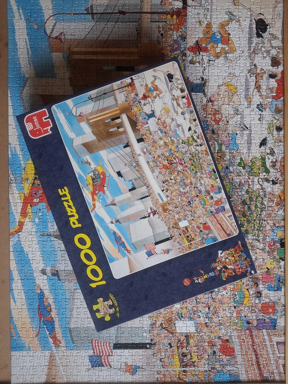 Jan van Haasteren - Marathon van New York, Hobby en Vrije tijd, Denksport en Puzzels, Ophalen of Verzenden