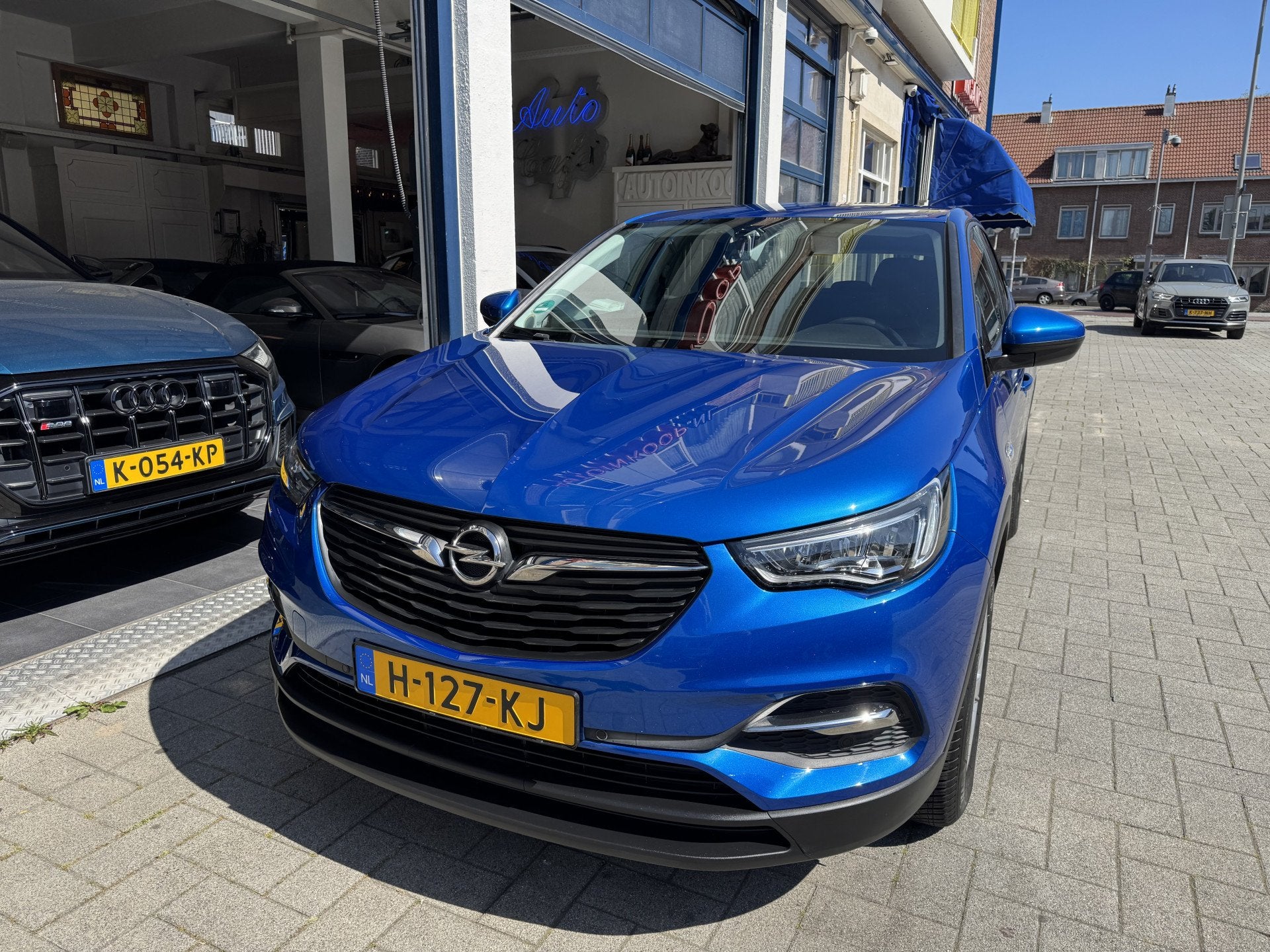 Opel Grandland X 1.2 Turbo Business Edition CARPLAY/NAVI/NL, Auto's, Gebruikt, 1199 cc, Blauw, Origineel Nederlands