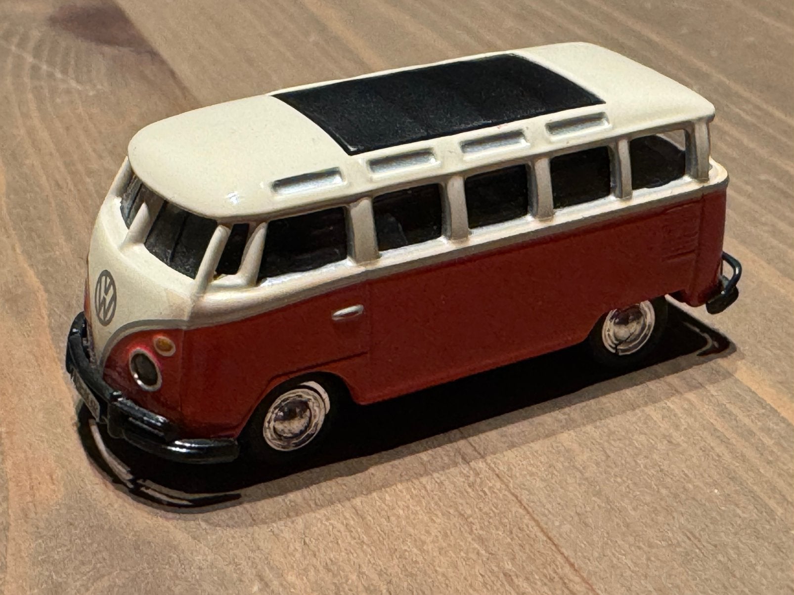 Schuco Diecast Schaalmodel VW Bus T1 Rood/Wit, Ophalen of Verzenden, Zo goed als nieuw