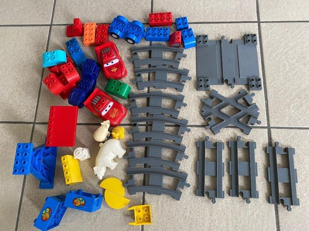 Restant Duplo met extra stukken rails, overgang en wissel, Kinderen en Baby's, Speelgoed | Duplo en Lego, Ophalen of Verzenden