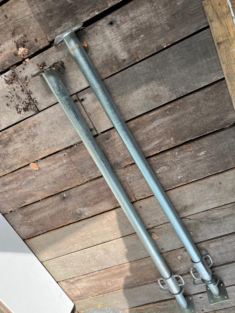 2 Bouwstempels, Doe-het-zelf en Verbouw, Steigers, Ophalen, Zo goed als nieuw, Overige typen, Minder dan 2 meter