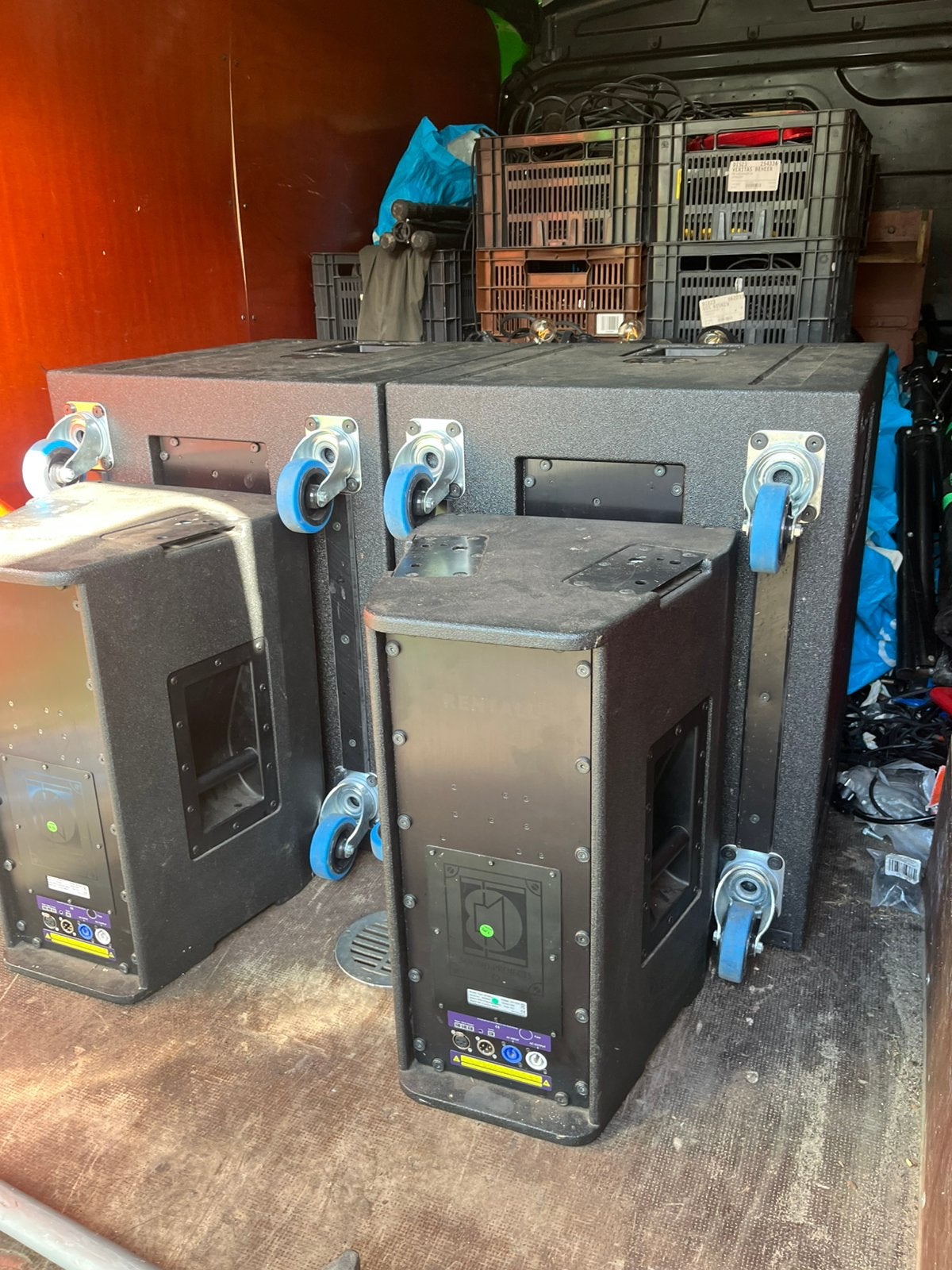 Sound projects set 2x spx60 top quicklock 2x spx18 sub, Ophalen, Zo goed als nieuw, 1000 watt of meer, P.A.