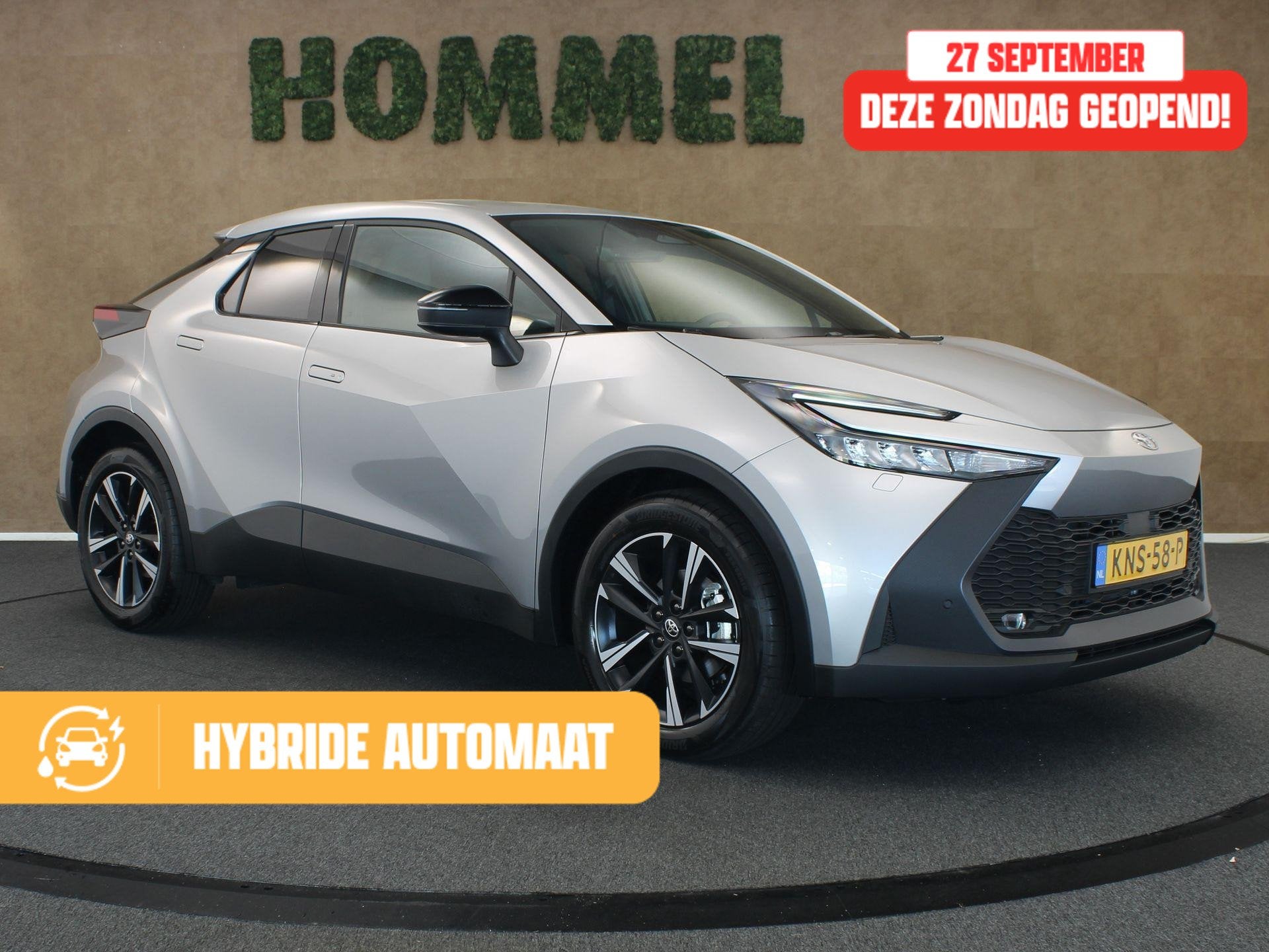 Toyota C-HR 1.8 Hybrid 140 Dynamic - ACHTERUITRIJCAMERA - AU, Auto's, Stof, Euro 6, 4 cilinders, Bedrijf