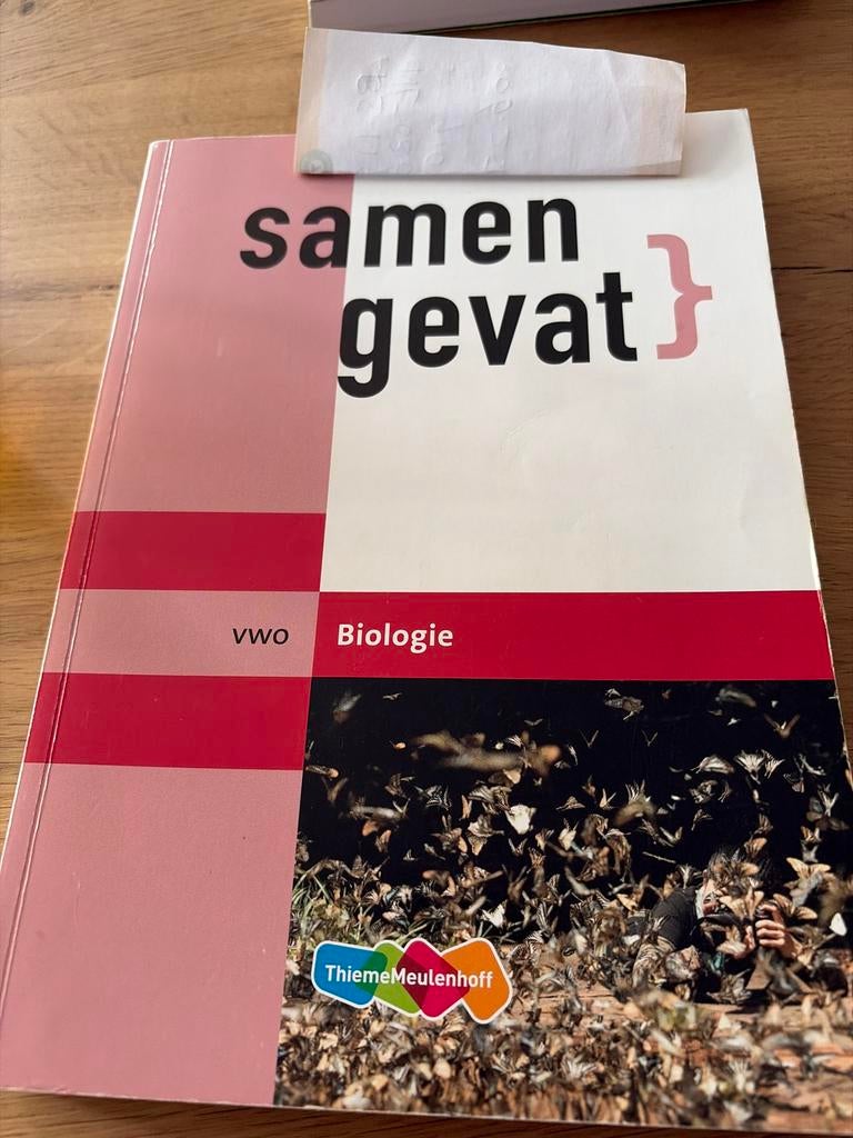 Samengevat Biologie VWO - Thiememeulenhoff, Boeken, Schoolboeken, Ophalen of Verzenden, Zo goed als nieuw, VWO, Biologie