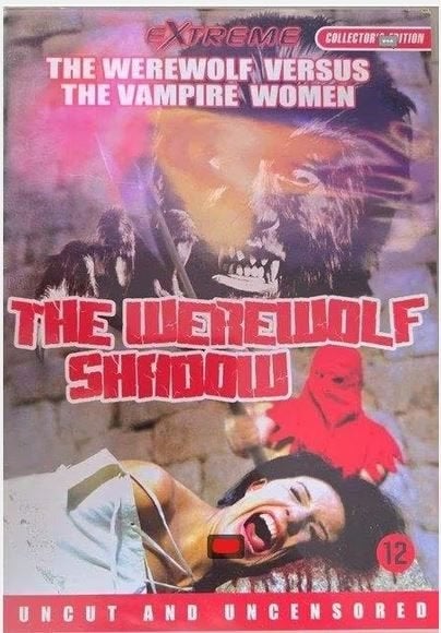 DVD The Werewolf Shadow vs Vampire Women Extreem Horror, Alle leeftijden, Verzenden, Nieuw in verpakking, Overige genres