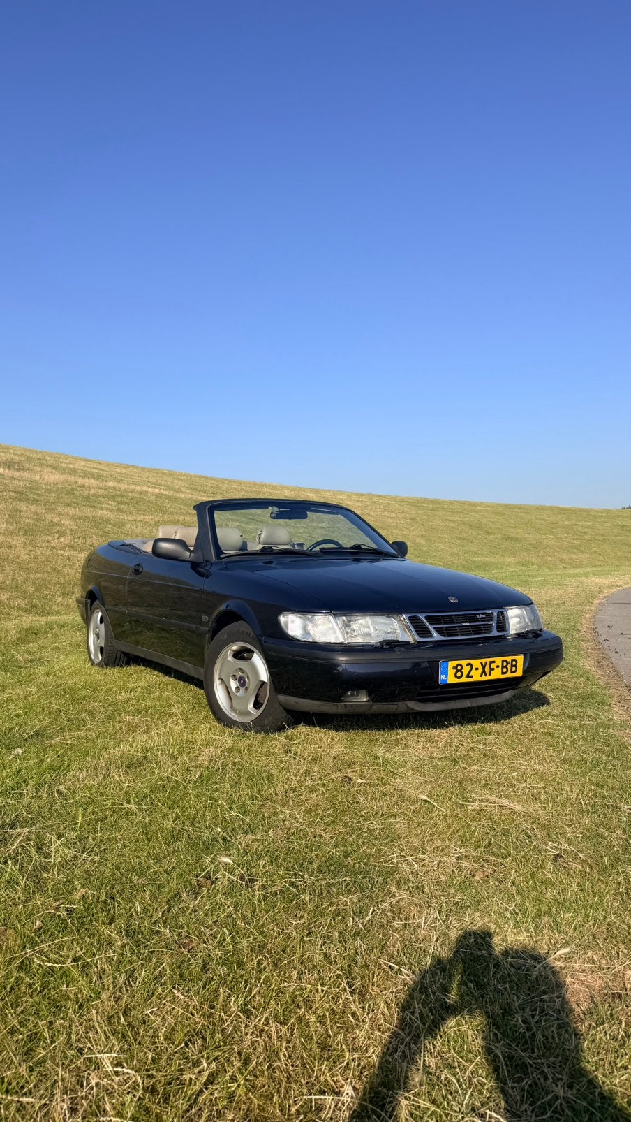 Saab 900 se cabrio  1997 Blauw, Auto's, Saab, Particulier, Saab 900, ABS, Airconditioning, Automatische klimaatregeling, Bluetooth