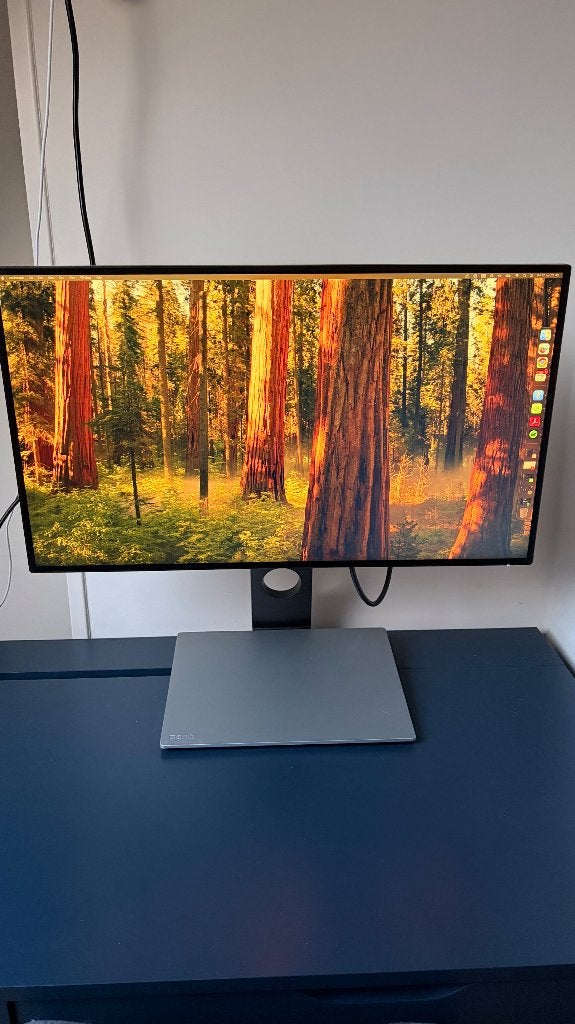 BenQ 2K monitor 27 inches, Ophalen, IPS, In hoogte verstelbaar, HDMI