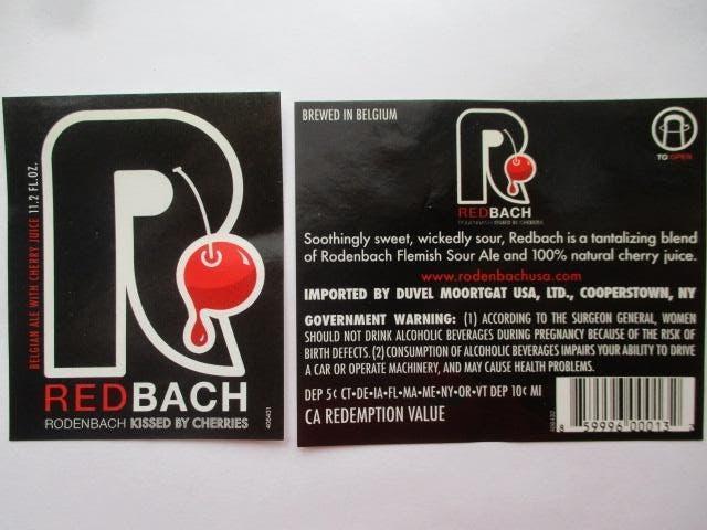 bieretiket Belgie 7-5 (15B) rodenbach, Ophalen of Verzenden, Gebruikt, Overige typen, Overige merken