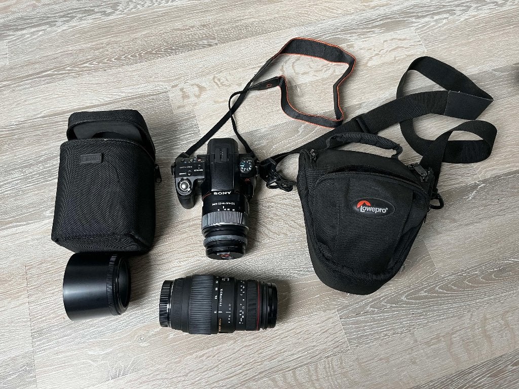 Digitaal fototoestel - Sony a55, Gebruikt, Spiegelreflex, Ophalen of Verzenden, Sony