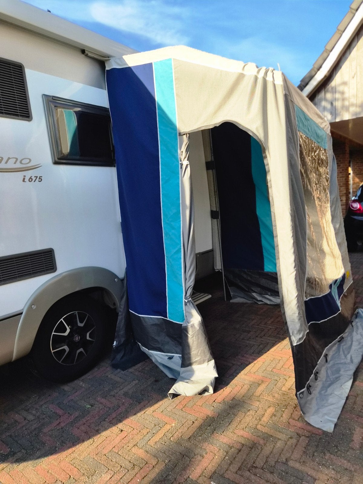 wintertent klompentent Hymer B, Ophalen of Verzenden, Zo goed als nieuw