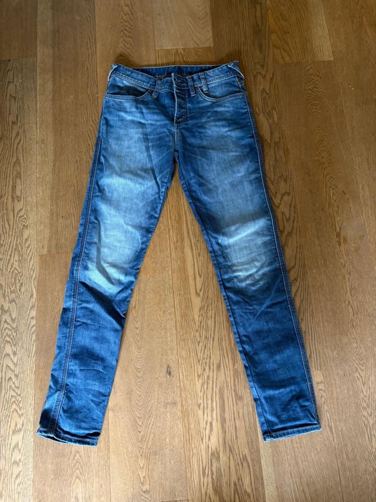 Revit motorjeans maat 30W 34L met kniebescherming, Kleding | Heren, Spijkerbroeken en Jeans, Blauw, W32 (confectie 46) of kleiner