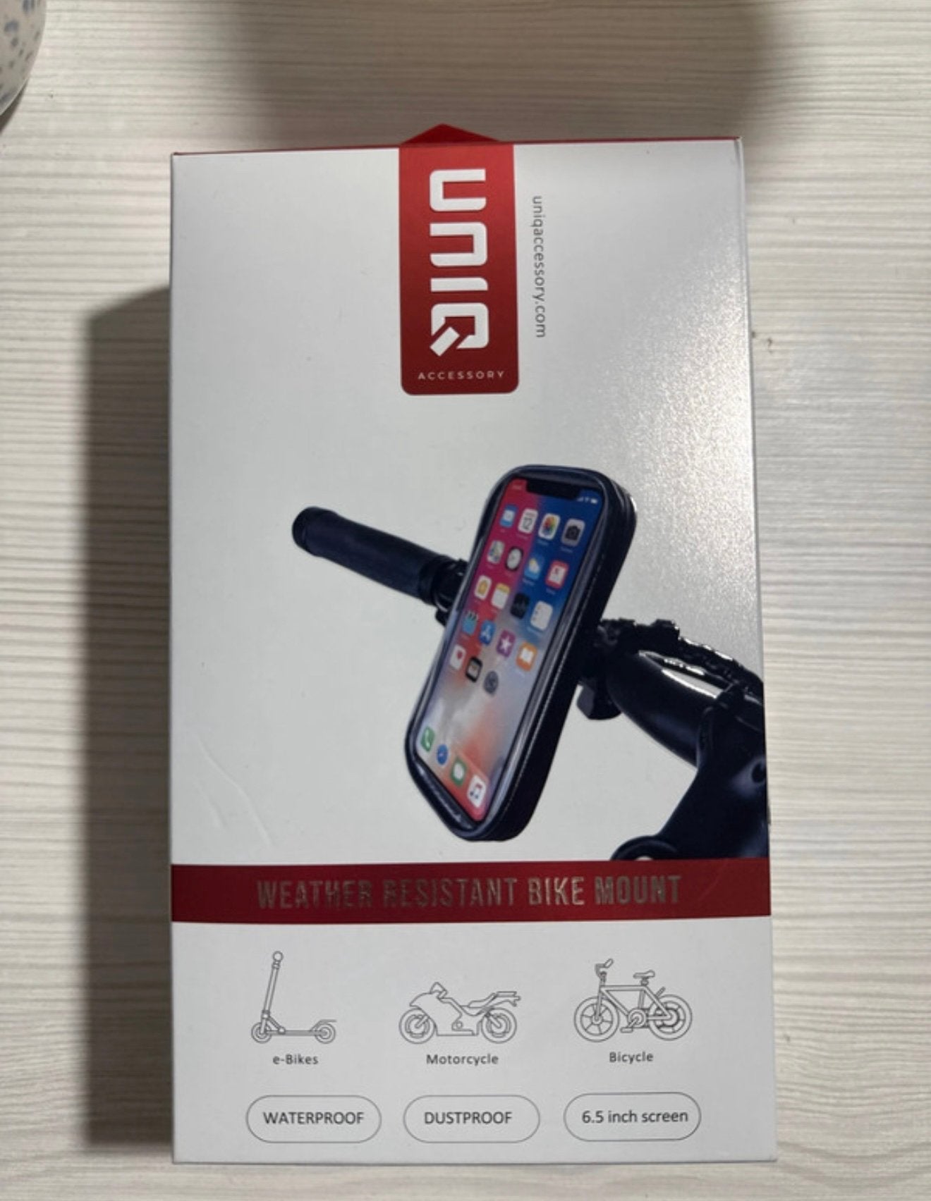 UNIQ Weerbestendige Fiets Telefoonhouder - Nieuw, Verzenden, Nieuw