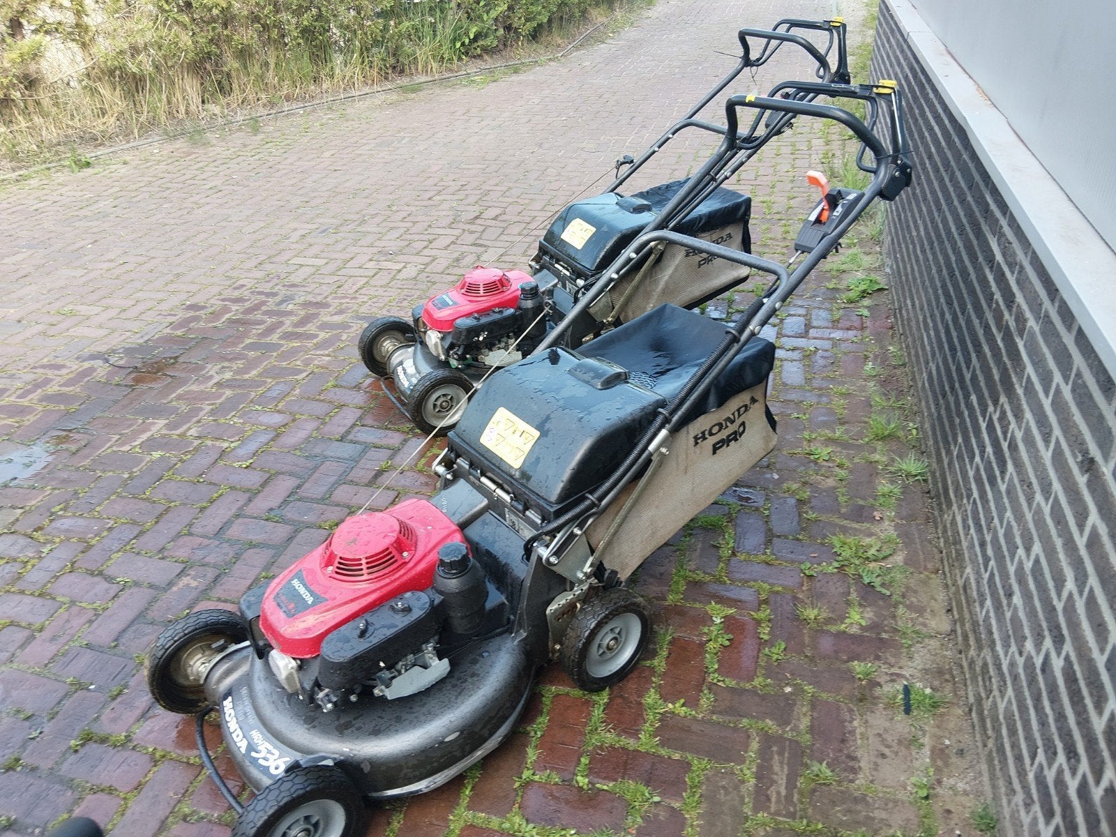 Proffesionelle Honda hrh grasmaaiers, Ophalen, Gebruikt
