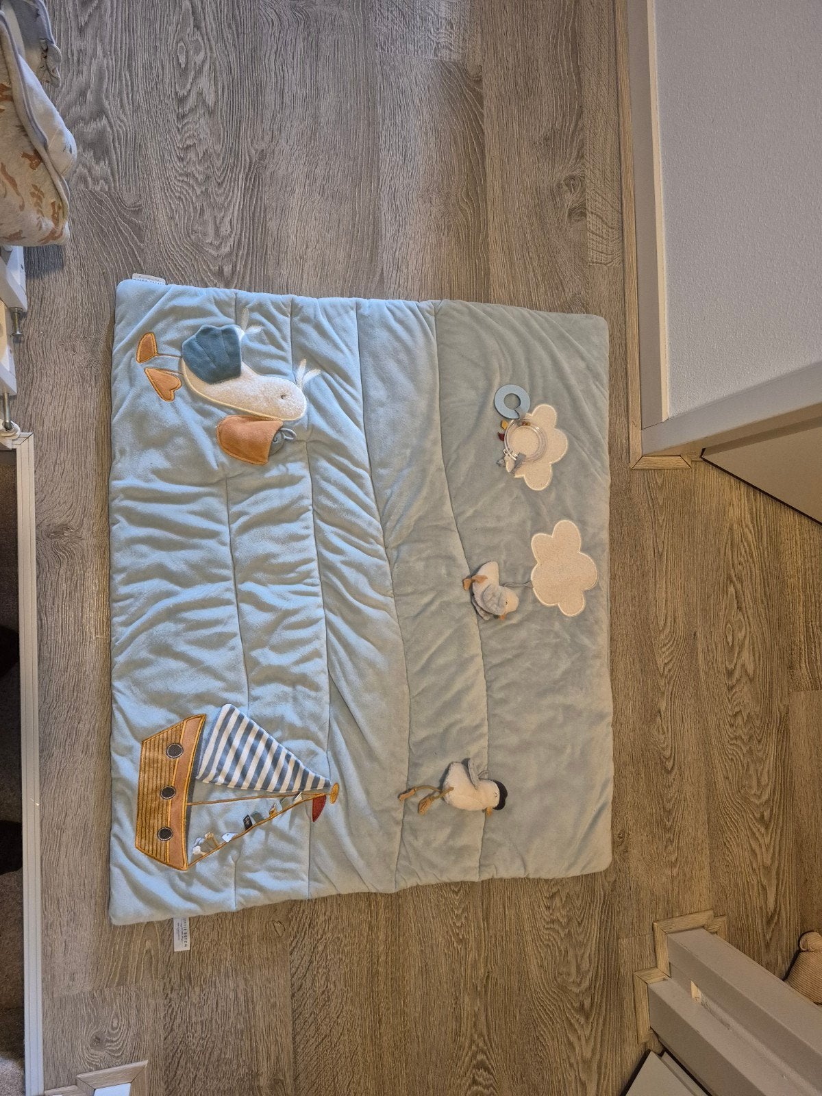 Little Dutch Boxkleed - Blauw met boot, Ophalen of Verzenden, Zo goed als nieuw