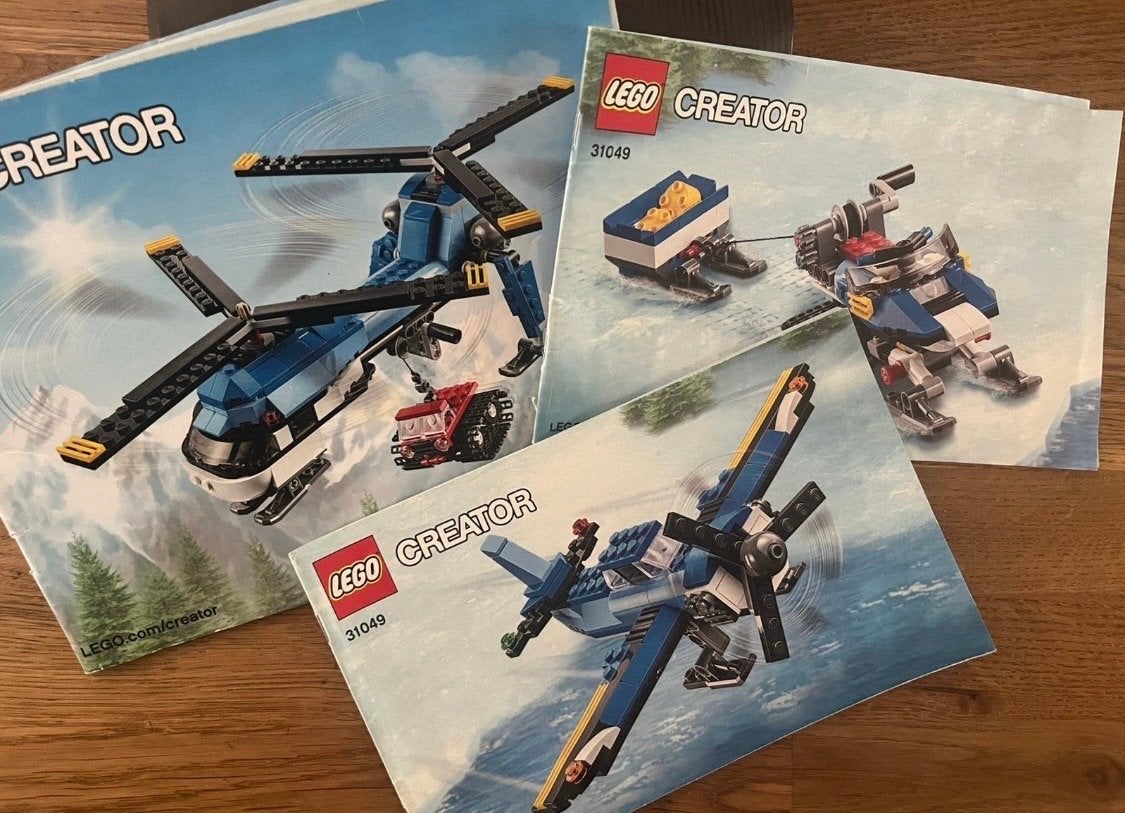 Lego Creator Chopper (31049) 3-in-1 set, Lego, Inclusief instructies, Ophalen of Verzenden, Zo goed als nieuw
