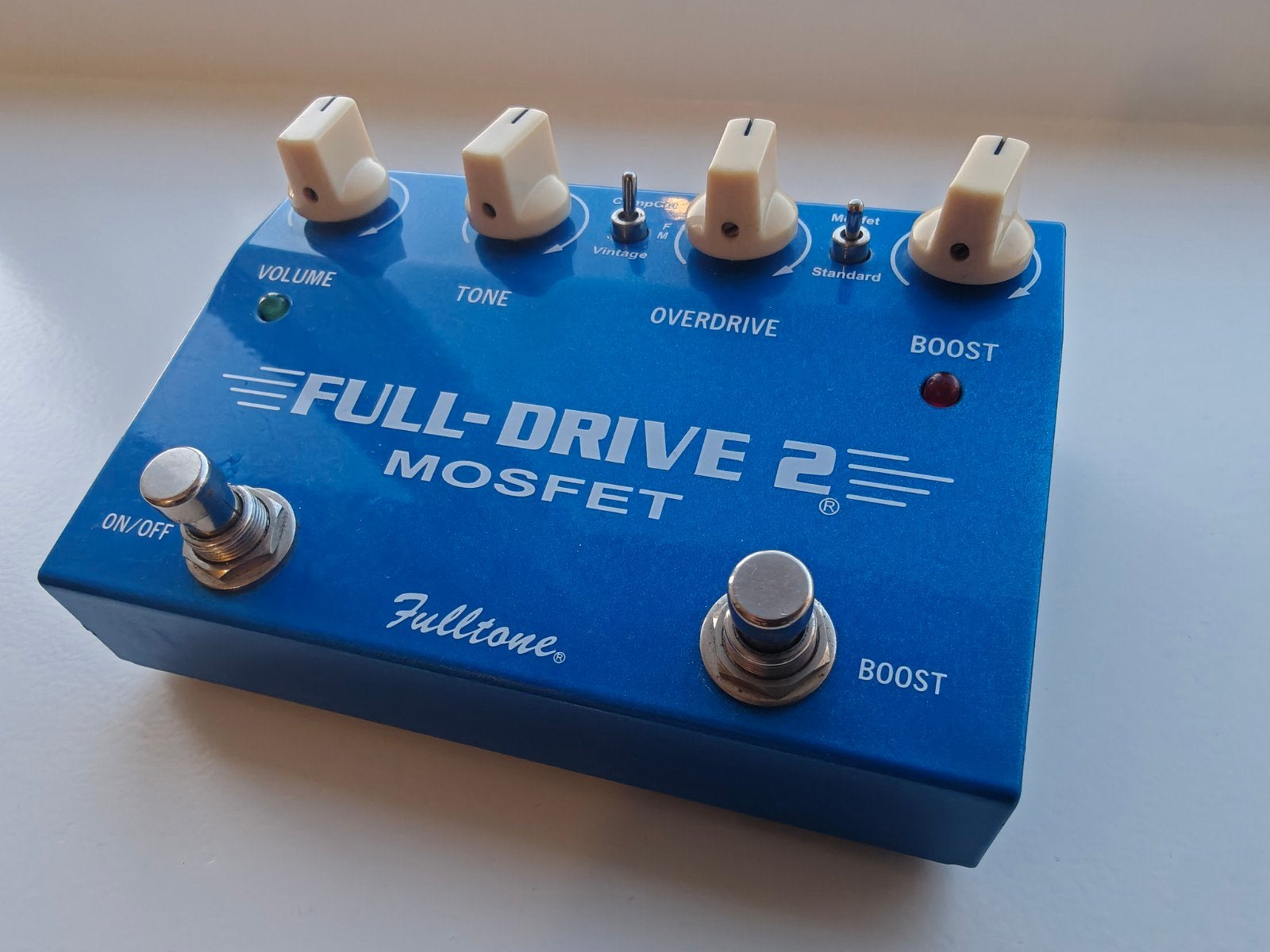 Fulltone Full-Drive 2 MOSFET Overdrive/Boost Pedaal USA, Ophalen of Verzenden, Gebruikt, Volume
