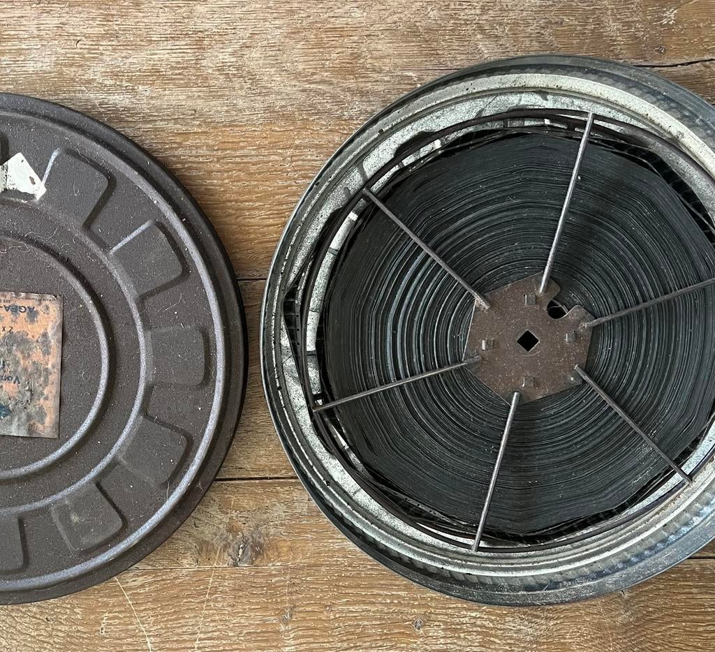 OUDE FILMSPOEL IN OUD AGFA FILMBLIK, Ophalen of Verzenden, Gebruikt