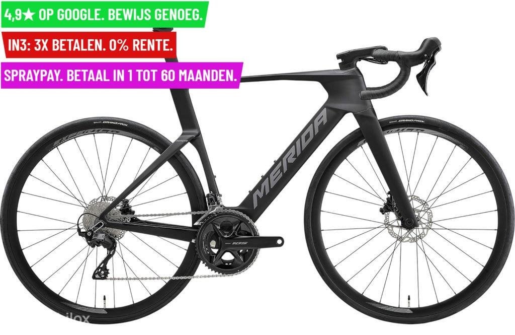 Merida REACTO 4000 SILK BLACK/GUNMETAL GREY XS