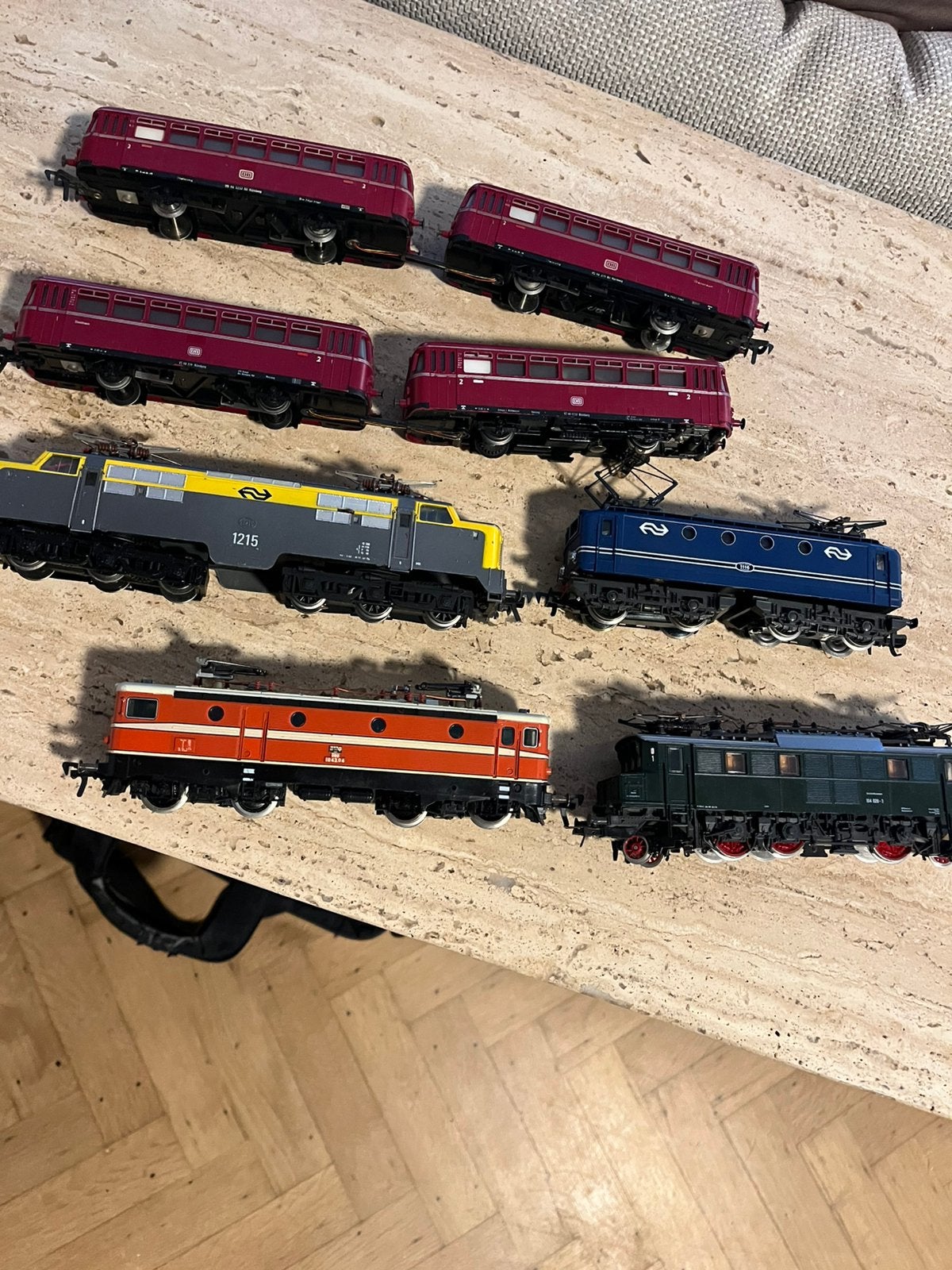 5 locs en Fleischmann en Rivarossi H0, Fleischmann, Ophalen of Verzenden, Gelijkstroom, Locomotief