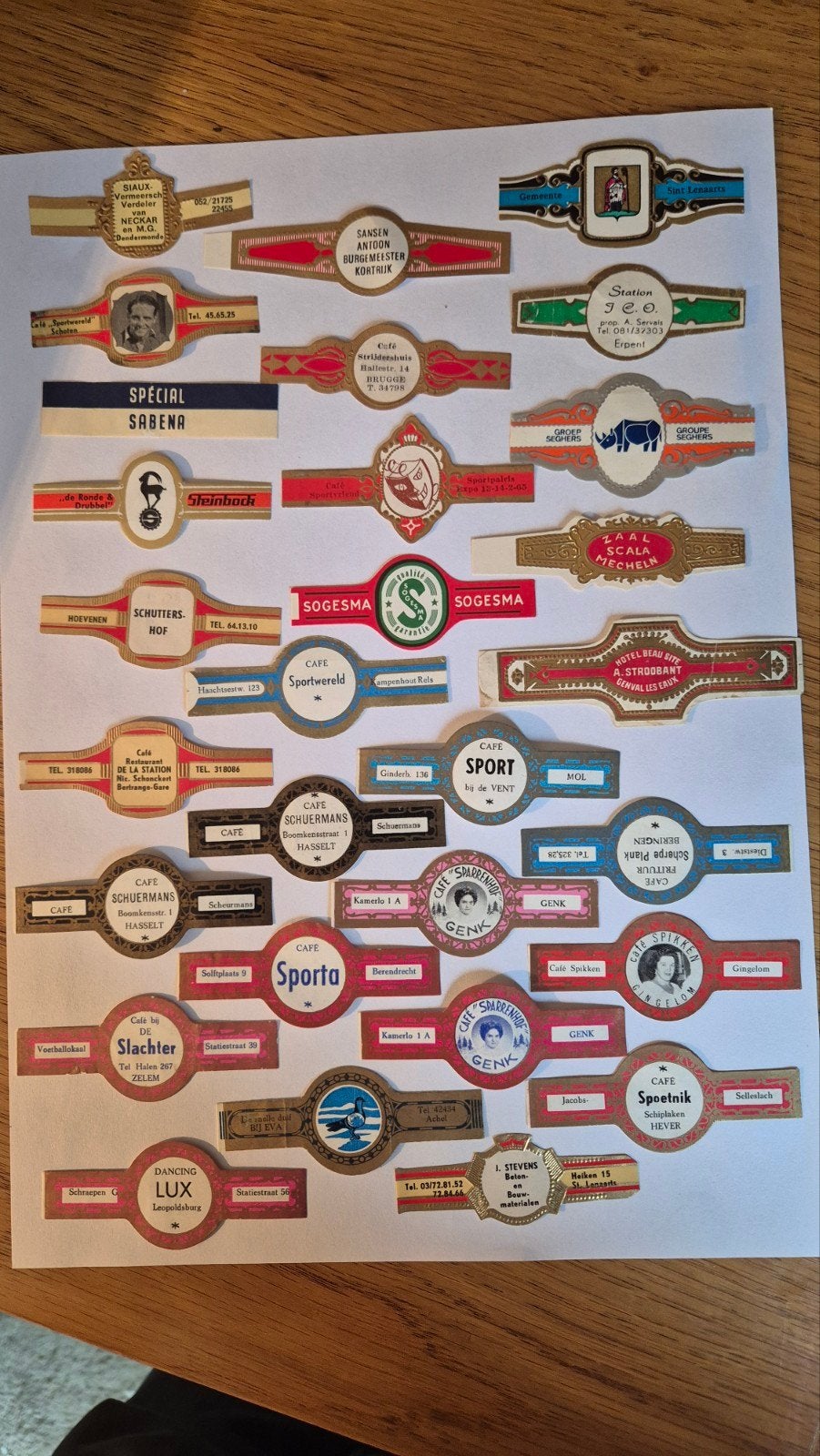 Sigarenbanden, Ophalen, Sigarenbandjes