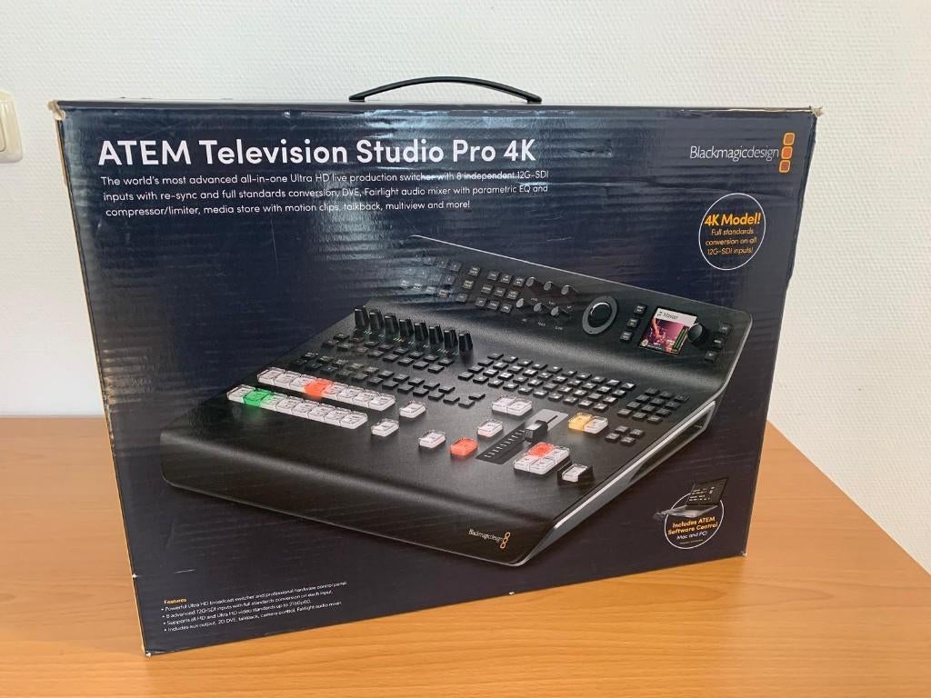 Blackmagic Design  ATEM Television Studio Pro 4K, Ophalen, Gebruikt, Video