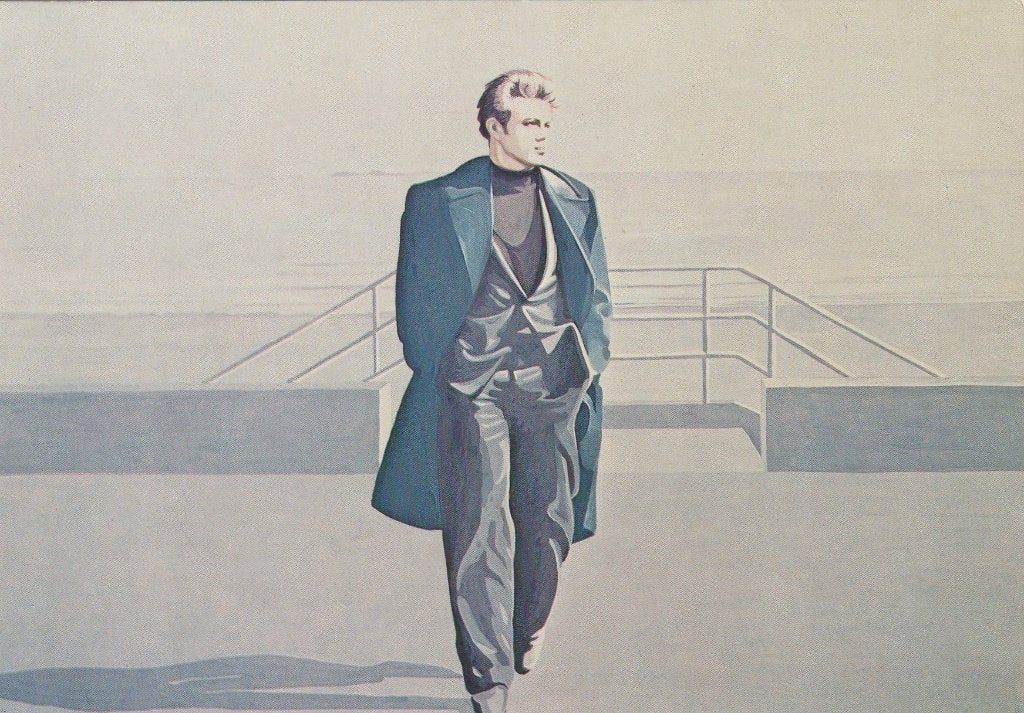 Kaart James Dean (2), Verzenden, 1980 tot heden, Ongelopen, Sterren en Beroemdheden