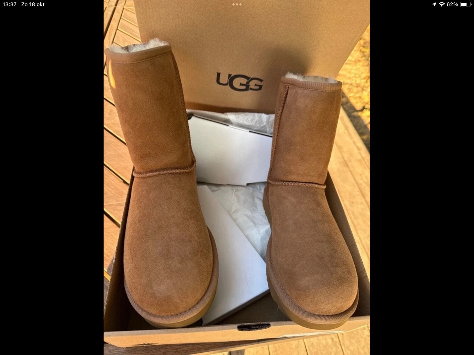 Uggs short Camel maat 39 nieuw, Ophalen of Verzenden, Nieuw, Bruin