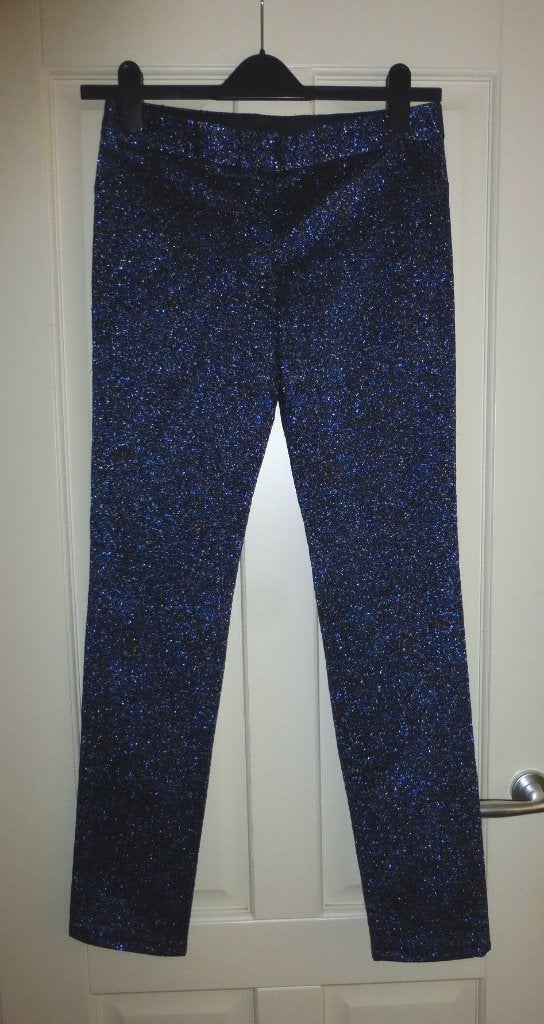 Alexander Wang Sparkle Pants feestelijke broek mt 2 S 47713, Alexander wang, ., Alexander wang, Zo goed als nieuw